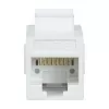 Acoplador Keystone LogiLink NK4012W Cat.6 UTP, 2x RJ45, branco