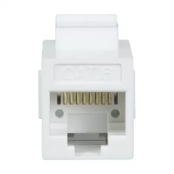 Acoplador Keystone LogiLink NK4012W Cat.6 UTP, 2x RJ45, branco