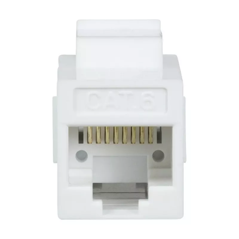 Acoplador Keystone LogiLink NK4012W Cat.6 UTP, 2x RJ45, branco
