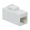 Acoplador Keystone LogiLink NK4012W Cat.6 UTP, 2x RJ45, branco