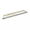 Patch panel Keystone LogiLink NK4039, 24 portas, 0,5HE, blindado, cinzento - montagem em rack 19 polegadas