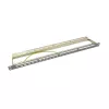 Patch panel Keystone LogiLink NK4039, 24 portas, 0,5HE, blindado, cinzento - montagem em rack 19 polegadas