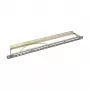Patch panel Keystone LogiLink NK4039, 24 portas, 0,5HE, blindado, cinzento - montagem em rack 19 polegadas