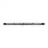 Painel de patch Keystone blindado LogiLink NK4040 24 portas, 0,5U, preto
