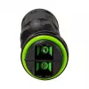 LOGILINK conector de fibra ótica duplex SC para exterior com 2 prensa-cabos, IP67, preto