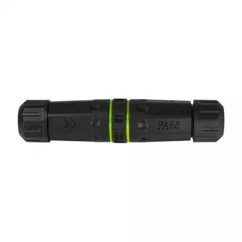 LOGILINK conector de fibra ótica duplex SC para exterior com 2 prensa-cabos, IP67, preto