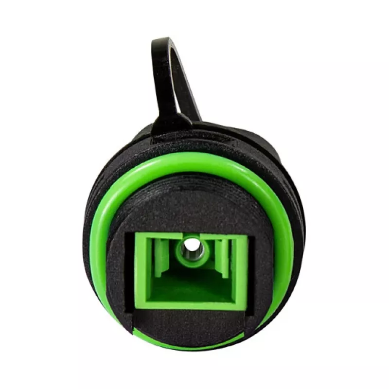 LOGILINK Conector SC simplex de fibra ótica exterior com prensa-cabo e tampa de proteção contra pó