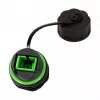 LOGILINK Conector SC simplex de fibra ótica exterior com prensa-cabo e tampa de proteção contra pó
