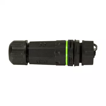 LOGILINK Conector SC simplex de fibra ótica exterior com prensa-cabo e tampa de proteção contra pó