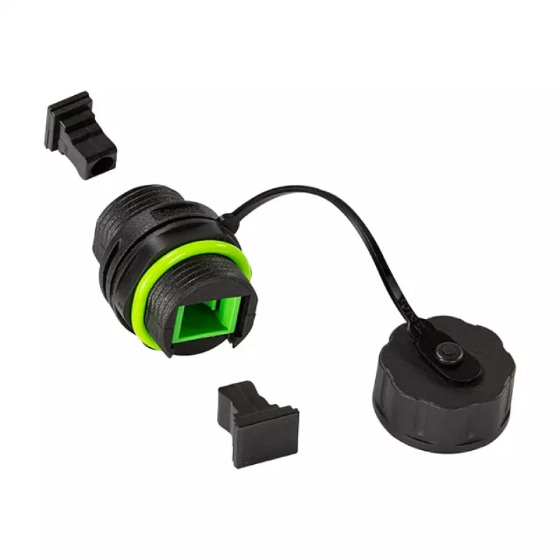 LOGILINK Conector de fibra ótica exterior simplex SC com tampa de proteção contra pó