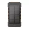 LogiLink PA0321 power bank solar 6000 mAh com USB-C, IP65, preto