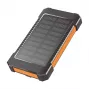 LogiLink PA0321 power bank solar 6000 mAh com USB-C, IP65, preto