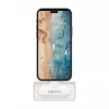 LogiLink PA0349W Power Bank Portátil, 5000 mAh, LiPo, Ficha USB-C Dobrável Integrada e Conector USB-C, Branco