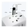LOGILINK PA0357 Carregador de viagem USB-A/C, 70 W GaN, 4 portas, 2x USB-A (QC), 2x USB-C (PD), slim, branco