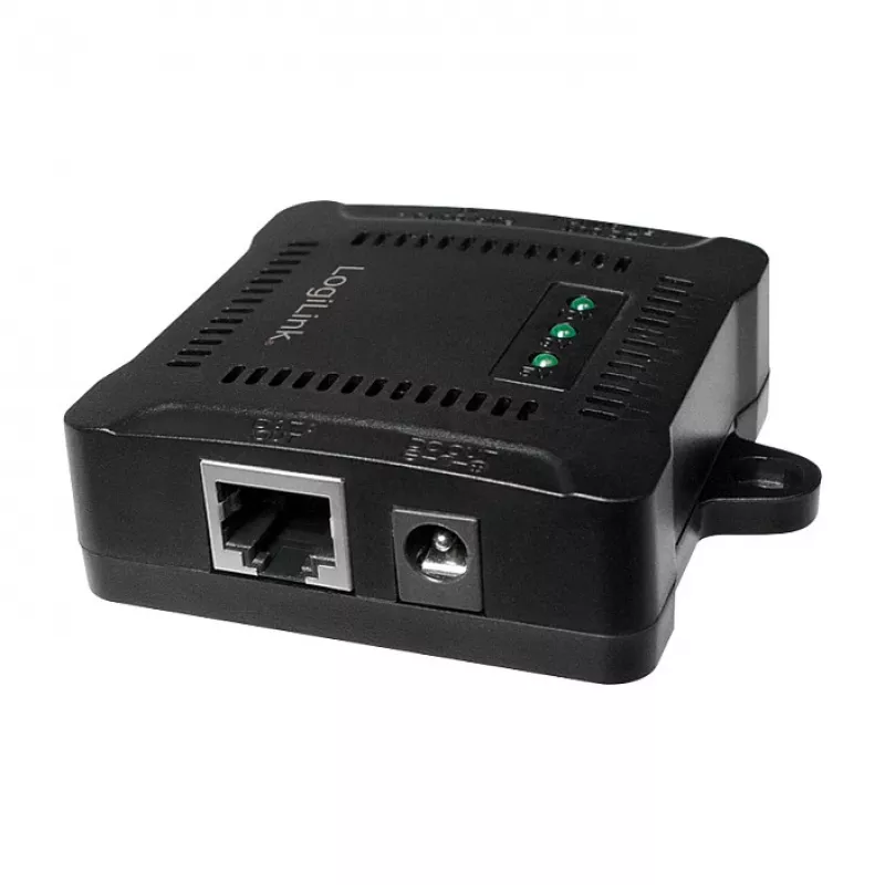LogiLink POE005 Splitter PoE, 1 porta Gigabit, 24W máx, saída DC 5/9/12V