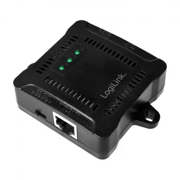 LogiLink POE005 Splitter PoE, 1 porta Gigabit, 24W máx, saída DC 5/9/12V