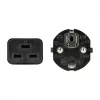 Logilink Cabo de alimentação, CEE 7/7 para IEC C19, preto, 3 m