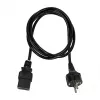 Logilink Cabo de alimentação, CEE 7/7 para IEC C19, preto, 3 m