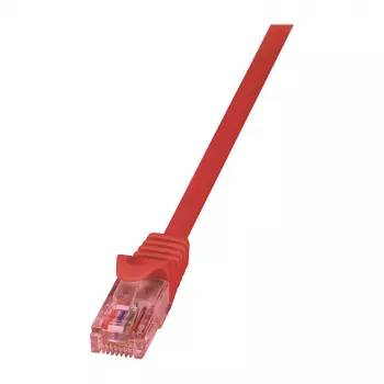 Cabo de rede LogiLink PrimeLine Cat.6 U/UTP, cobre, vermelho, 5 m