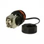 LogiLink Professional Cat.6A STP Keystone Jack RJ45, IP68 Industrial Outdoor, sem ferramentas, zamac, preto
