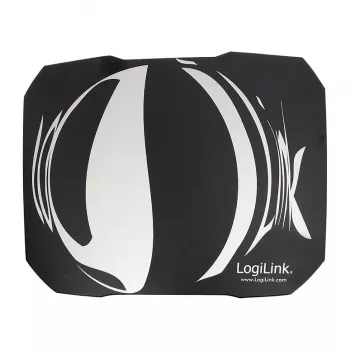 LogiLink Q1 Mate tapete de rato gaming XL – microtecido, base de borracha antiderrapante, bordas costuradas, tapete de secretária preto