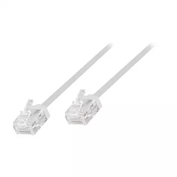 LogiLink Slim High-Flex cabo de rede Cat.6A U/UTP, 2 m, branco