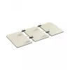Tampo de mesa LogiLink, dividido em 3 partes, 1200x600 mm, madeira natural
