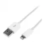 Logilink UA0199 cabo Lightning, certificado MFI, USB-A para Lightning 8 pinos, branco, 1m (carregamento rápido e sincronização)