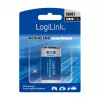 Pilha alcalina LogiLink Ultra Power 9V, pack de 1 blister