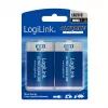 LogiLink Pilha alcalina Ultra Power D LR20 pack de 2 blister