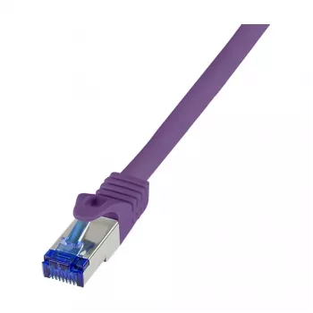 LogiLink cabo de rede Ultraflex Cat.6A S/FTP RJ-45 (M/M) – violeta 5 m – C6A079S