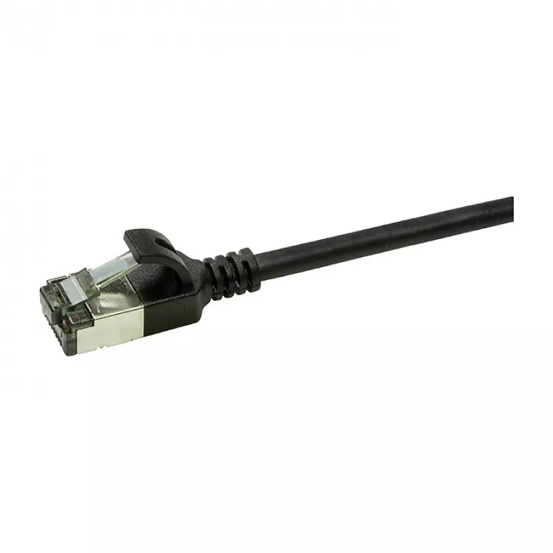 LogiLink Cabo de patch Ultraflex SlimLine Cat6a S/FTP, 2 m, preto (CQ9053S)