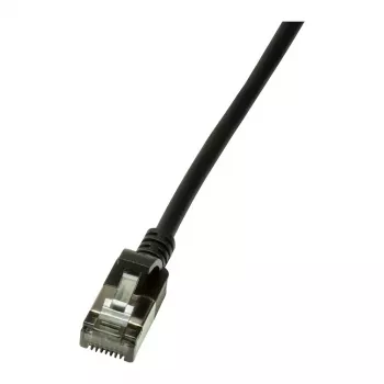 LogiLink Cabo de patch Ultraflex SlimLine Cat6a S/FTP, 2 m, preto (CQ9053S)