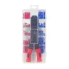 Alicate de cravar universal LOGILINK para terminais isolados com conjunto de terminais
