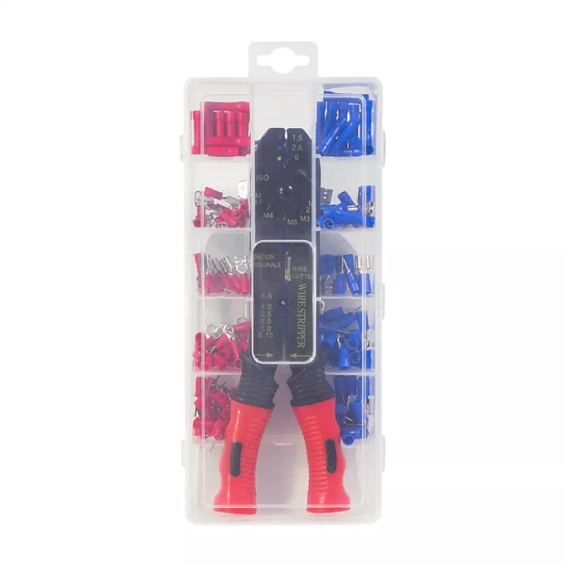 Alicate de cravar universal LOGILINK para terminais isolados com conjunto de terminais
