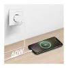 Cabo LogiLink USB 2.0 Type-C para Type-C, 1m, 60W Power Delivery, nylon entrelaçado, rosa