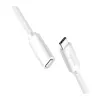 Cabo de extensão USB 2.0 USB-C Logilink (ficha para conector fêmea) – 100W PD, 480 Mbps, branco, 2m