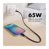 Carregador Logilink USB-A/C 65 W GaN, 1x USB-A (QC), 1x USB-C (PD), branco