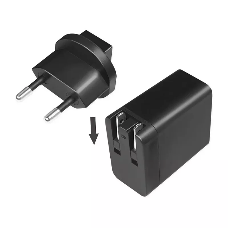 Logilink Carregador de viagem USB-A, 18 W, GaN, 1 porta, 1x USB-A (QC), preto