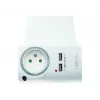 LogiLink Carregador de parede USB-A 10,5 W, 2 portas, com estação de carregamento, branco