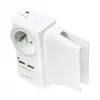 LogiLink Carregador de parede USB-A 10,5 W, 2 portas, com estação de carregamento, branco