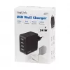 LogiLink Carregador de parede USB-A, 24W, 4 portas, 4x USB-A, preto