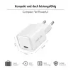 LogiLink Carregador USB-C 20 W GaN, 1 porta, USB Power Delivery, branco
