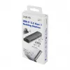 LogiLink UA0385 estação de acoplamento USB-C, 7 portas, USB 3.2 Gen1, PD, 4K HDMI, SD/microSD, 3,5 mm, para iPad, alumínio