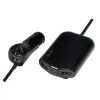 Logilink Carregador de automóvel USB, 2+2 portas, 24 W, preto