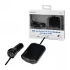 Logilink Carregador de automóvel USB, 2+2 portas, 24 W, preto