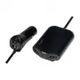 Logilink Carregador de automóvel USB, 2+2 portas, 24 W, preto