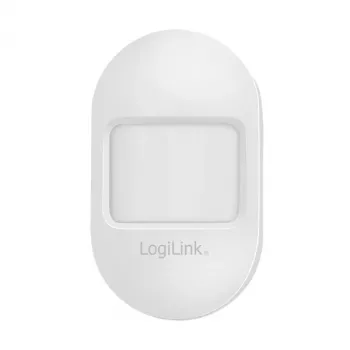 Logilink detetor de movimento PIR inteligente WiFi, compatível com Tuya, branco
