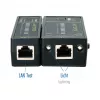 LOGILINK WZ0080 testador de cabos LAN e localizador PoE com íman, lanterna, LCD retroiluminado, alcance de 300 m