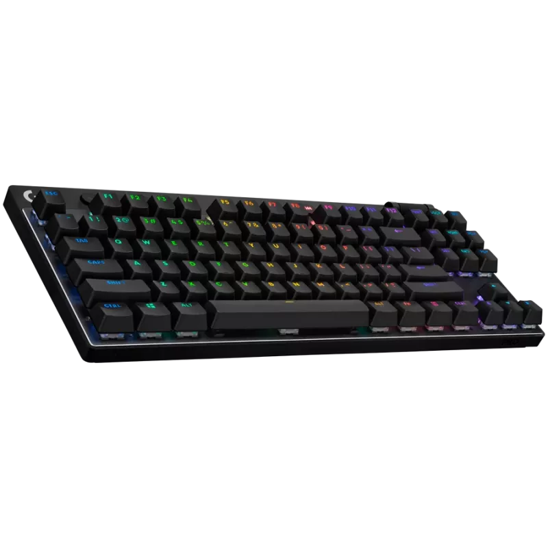 Teclado USB com fios Logitech 920-012134 - tamanho completo QWERTY - preto